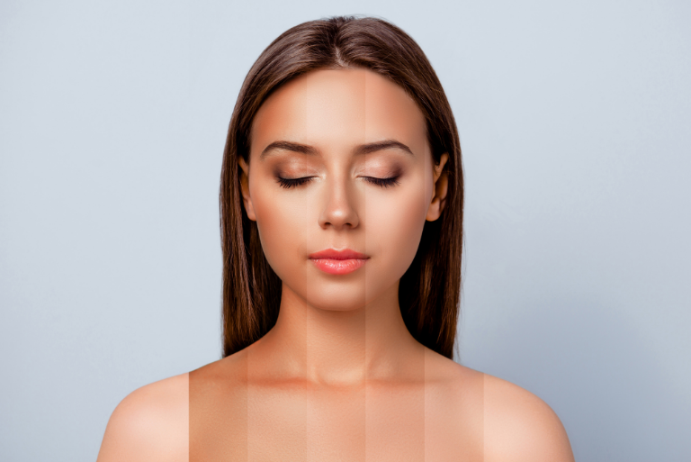 Tanning Before and After